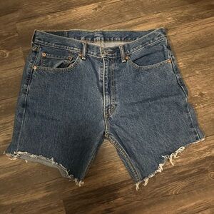 Levi's Classic Denim Cutoff Shorts